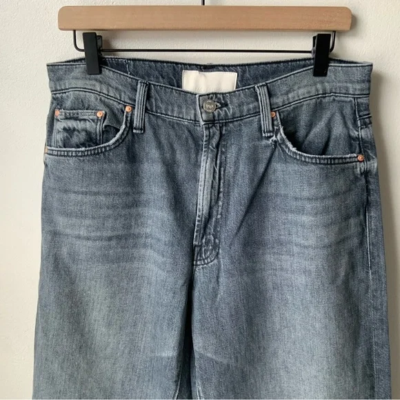 MOTHER SUPERIOR Jeans Dodger Ankle Off the Beaten Path Gray Size 29